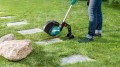 Podkaszarka żyłkowa elektryczna Bosch 24cm mocna 400W kółka prowadzące