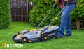 Kosiarka akumulatorowa bezszczotkowa 32cm do trawy 35L mocna aku 6Ah