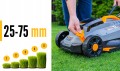 Kosiarka akumulatorowa bezszczotkowa 32cm do trawy 35L mocna aku 6Ah
