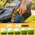 Kosiarka akumulatorowa bezszczotkowa 33cm do trawy 35L mocna aku 4Ah