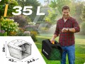 Kosiarka akumulatorowa bezszczotkowa 33cm do trawy 35L mocna aku 4Ah