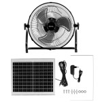 Wentylator solarny bezprzewodowy podłogowy 35 cm 2 biegi PCE Instruments