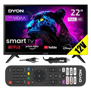 Telewizor smart tv Dyon 22'' Full HD DVBT2 WiFi USB hotelowy aplikacje 12V