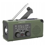Radio awaryjne solarne na korbkę SOS powerbank 5000mAh latarka dynamo