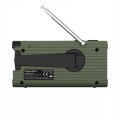 Radio awaryjne solarne na korbkę SOS powerbank 5000mAh latarka dynamo