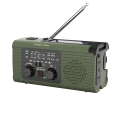 Radio awaryjne solarne na korbkę SOS powerbank 5000mAh latarka dynamo