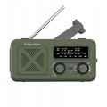 Radio awaryjne solarne na korbkę SOS powerbank 2000mAh latarka dynamo