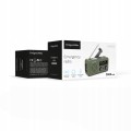 Radio awaryjne solarne na korbkę SOS powerbank 2000mAh latarka dynamo