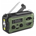 Radio awaryjne solarne na korbkę SOS powerbank 10000mAh latarka dynamo