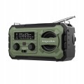 Radio awaryjne solarne na korbkę SOS powerbank 10000mAh latarka dynamo