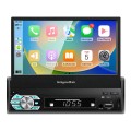 Radio samochodowe z wysuwanym ekranem 7'' Carplay Android Auto Kruger&Matz