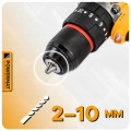 Wiertarko wkrętarka akumulatorowa bezszczotkowa udar 16.8V LED 2xaku + bity
