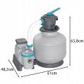 Pompa piaskowa do basenu filtrująca do basenów węże 11355 l/h Bestway
