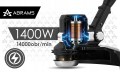 Kosa akumulatorowa bezszczotkowa podkaszarka trawy elektryczna 2x aku mocna