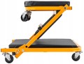 Leżanka warsztatowa 2w1 siedzisko serwisowe taboret stołek 150kg 91cm kółka