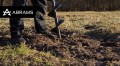 Wiertnica spalinowa świder do ziemi gleby mocny 6.7 KM 3 wiertła przedłużka