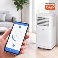 Klimatyzator mobilny przenośny osuszacz 9000 BTU kółka WiFi aplikacja Tuya