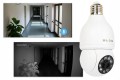 Kamera WiFi wewnętrzna obrotowa żarówka gwint E27 IP 3MP audio Tuya PTZ