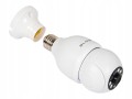 Kamera WiFi wewnętrzna obrotowa żarówka gwint E27 IP 3MP audio Tuya PTZ