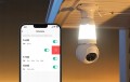 Imou obrotowa kamera ip żarówka zewnętrzna WiFi 2w1 Bulb Cam 5MP monitoring