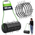 Walec do trawy 60cm 48 l z kolcami trawnika ogrodowy murawy metalowy ubijak