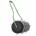Walec do trawy 80cm 62 l z kolcami trawnika ogrodowy murawy metalowy ubijak