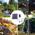 Solarny napowietrzacz stawu pompa tlenu z wężem pompka stawu słoneczna