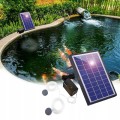 Solarny napowietrzacz stawu pompa tlenu z wężem pompka stawu słoneczna