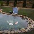 Solarny napowietrzacz stawu pompa tlenu z wężem pompka stawu słoneczna