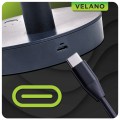 Wentylator biurkowy akumulatorowy wiatrak stołowy bezprzewodowy cichy USB-C