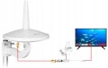 Antena DVBT2 do tv naziemnej dookólna combo VHF UHF 4K LTE digital