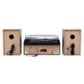 Wieża gramofon Retro HYUNDAI odtwarzacz CD USB MP3 WMA radio zgrywanie RIP