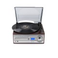 Wieża gramofon Retro HYUNDAI odtwarzacz CD USB MP3 WMA radio zgrywanie RIP