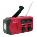 Radio awaryjne solarne outdoorowe FM AM dynamo latarka syrena SOS