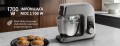 Robot planetarny mikser ETA Kuliner II Vario 1700W 6.7L 2x misa duży zestaw