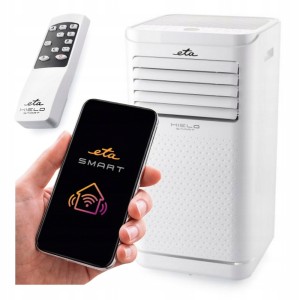Klimatyzator przenośny mocny 2,6 kW WiFi klimatyzacja mobilna aplikacja Eta