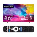 Telewizor Kruger&Matz 86" UHD Google TV QLED smart DVB-T2/S2 H.265 Hevc