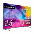 Telewizor Kruger&Matz 86" UHD Google TV QLED smart DVB-T2/S2 H.265 Hevc
