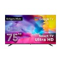Telewizor Kruger&Matz 75" QLED UHD Smart Google TV DVB-T2/S2 H.265 Hevc