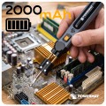 Zgrzewarka spawarka do plastiku akumulatorowa 2000 mAh LED 4.2V 300 zszywek