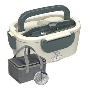 Lunch box z funkcją podgrzewania i akcesoriami 1.5L torba termiczna 230 12V