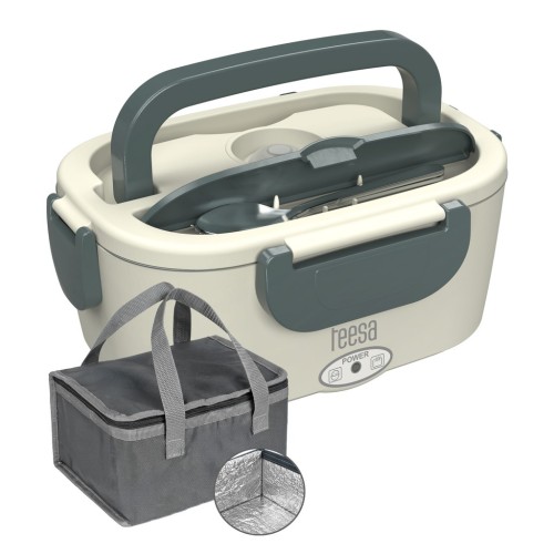 Lunch box z funkcją podgrzewania i akcesoriami 1.5L torba termiczna 230 12V