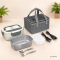 Lunch box z funkcją podgrzewania i akcesoriami 1.5L torba termiczna 230 12V