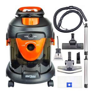 Odkurzacz piorący przemysłowy na sucho mokro do dywanu tapicerki 20L 1400W