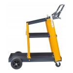 Wózek spawalniczy do spawarki z półkami stabilny mobilny półka na butlę