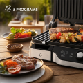 Grill elektryczny z wyjmowanymi płytami ETA DeliChef BBQ do każdego posiłku