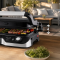 Grill elektryczny z wyjmowanymi płytami ETA DeliChef BBQ do każdego posiłku
