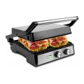 Grill elektryczny opiekacz toster rozkładany do kanapek 2500W timer