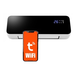 Kurtyna powietrzna grzejnik ścienny wentylator WiFi pilot timer 2000W