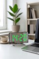 Zegar cyfrowy zegarek elektroniczny budzik lustrzany termometr duży LED